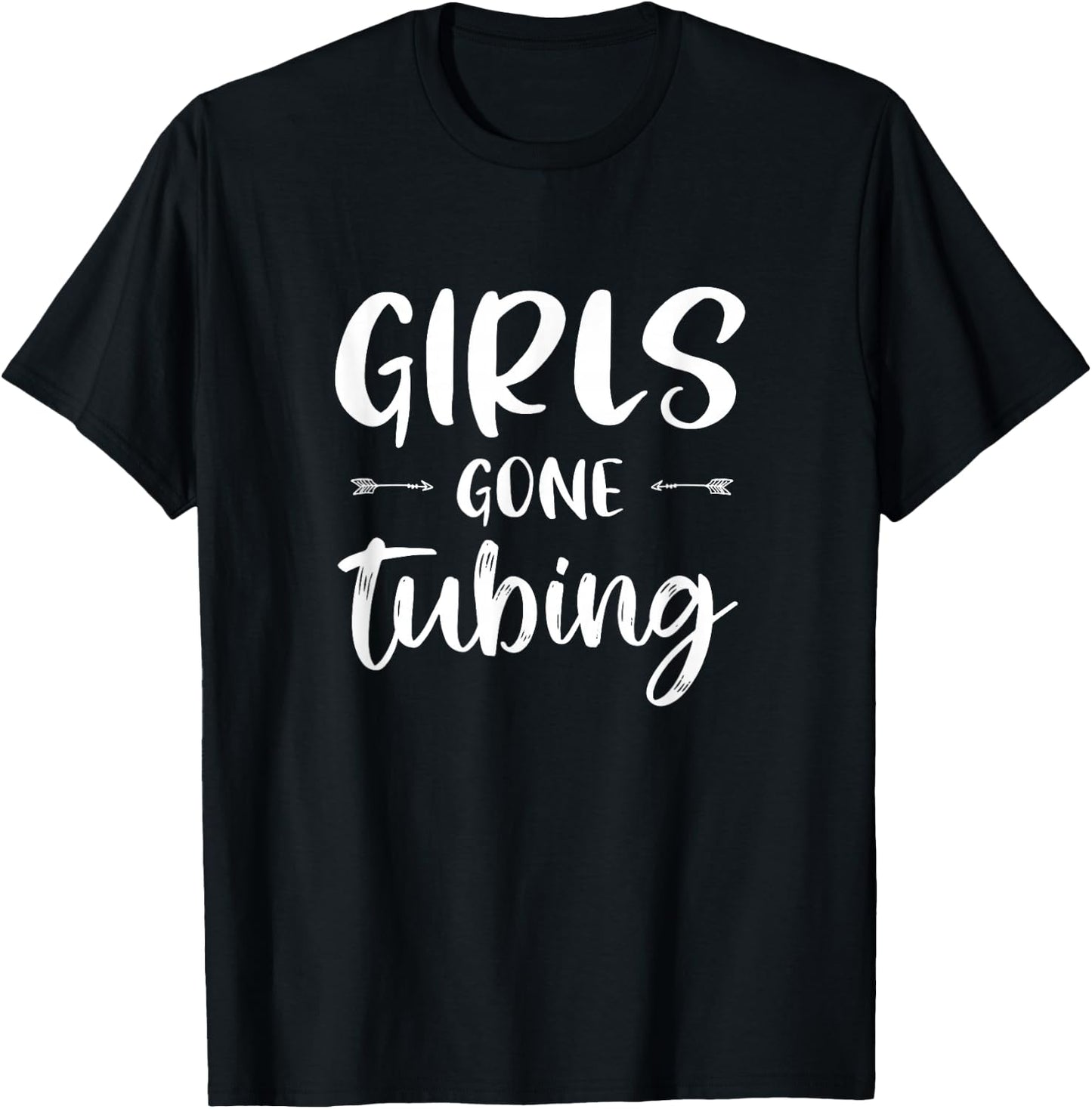 Girls Gone Tubing Women River Floating Swimming Tubing T-Shirt - T-Shirt | Black