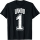 Lando Supporter Number 1 Biggest Fan T-Shirt - T-Shirt | Black
