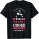 Girl's Youth Crazy Catcher To Be A Softball Catcher Player T-Shirt - T-Shirt | Black