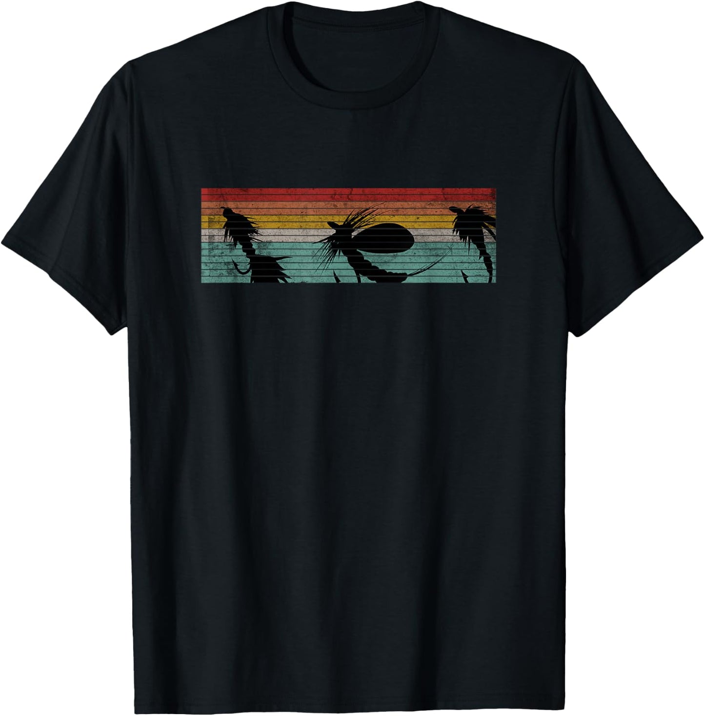 Fly Fishing Bait Wooly Bugger May Fly Fishing T-Shirt - T-Shirt | Black