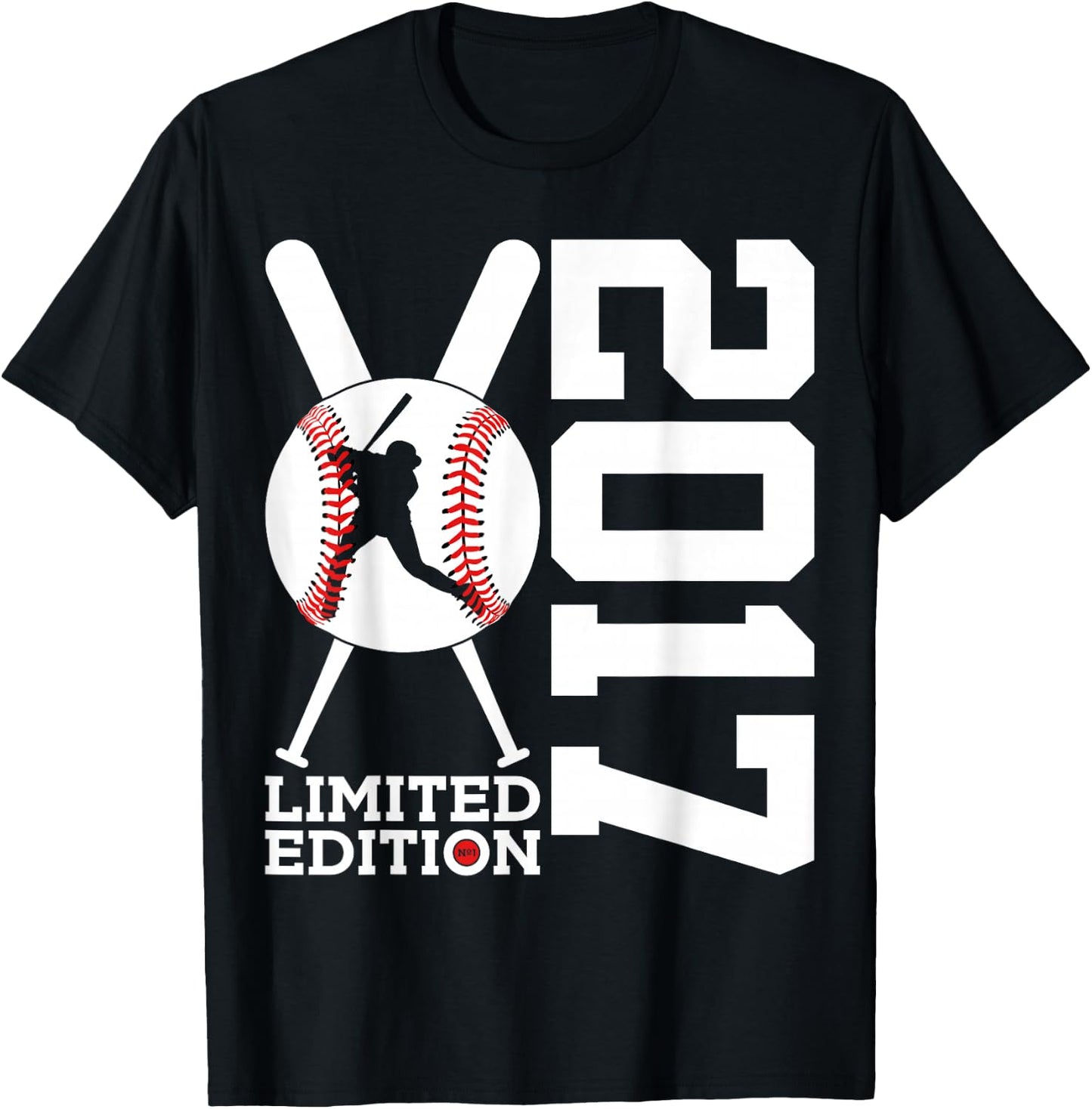 8th BIRTHDAY BASEBALL LIMITED EDITION 2017 T-Shirt - T-Shirt | Black