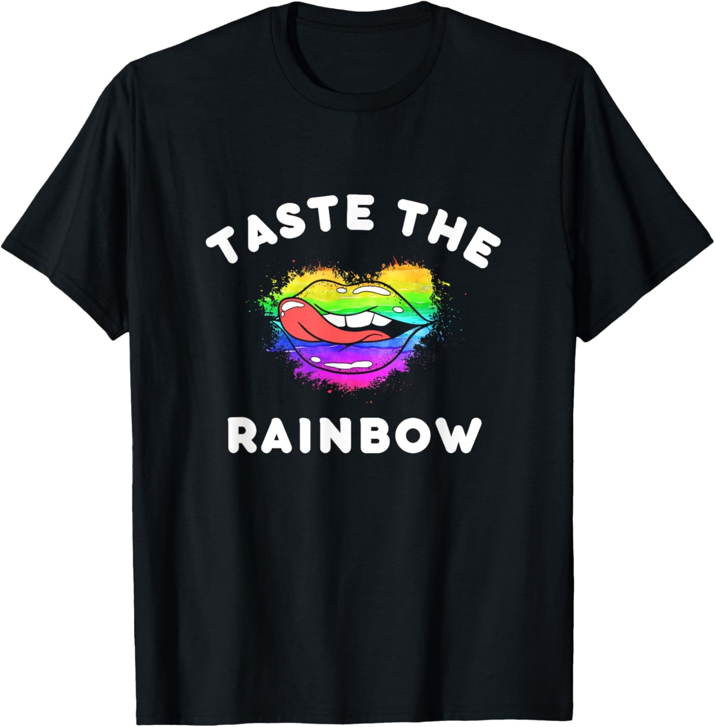 Taste The Rainbow T-Shirt - T-Shirt | Black