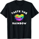 Taste The Rainbow T-Shirt - T-Shirt | Black