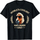 World's Coolest Horse Dad Papa - Farmer Haflinger Horse T-Shirt - T-Shirt | Black