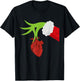 Christmas Cardiac Nurse Heart Anatomy Cardiology RN Nursing T-Shirt - T-Shirt | Black
