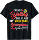 I'm Not Yelling Just My Volleyball Grandma Voice Cute Player T-Shirt - T-Shirt | Black