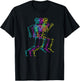 Nerdy Skeleton Bones Labeled Funny Halloween Human Anatomy T-Shirt - T-Shirt | Black