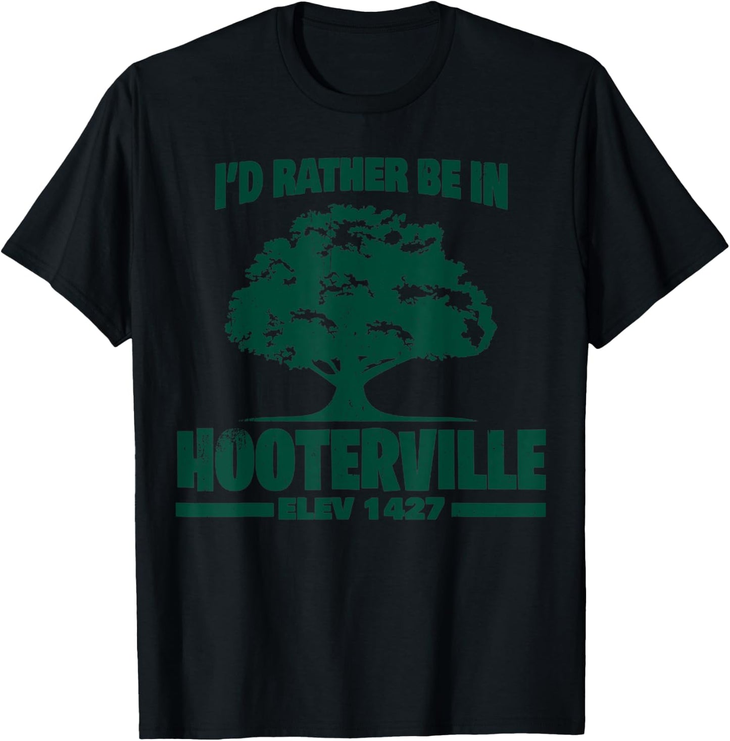 Vintage I'd Rather Be In Hooterville 1427 T-Shirt - T-Shirt | Black