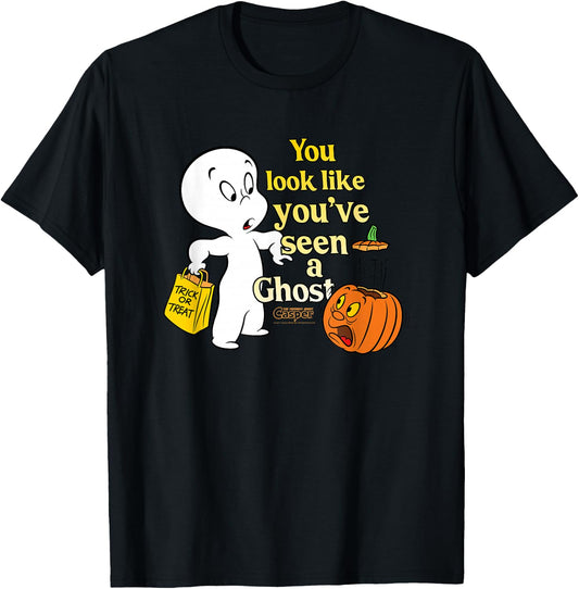 Casper the Friendly Ghost Halloween Like You've Seen a Ghost T-Shirt - T-Shirt | Black