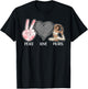 Pilates Instructor Teacher Peace Pilates T-Shirt - T-Shirt | Black
