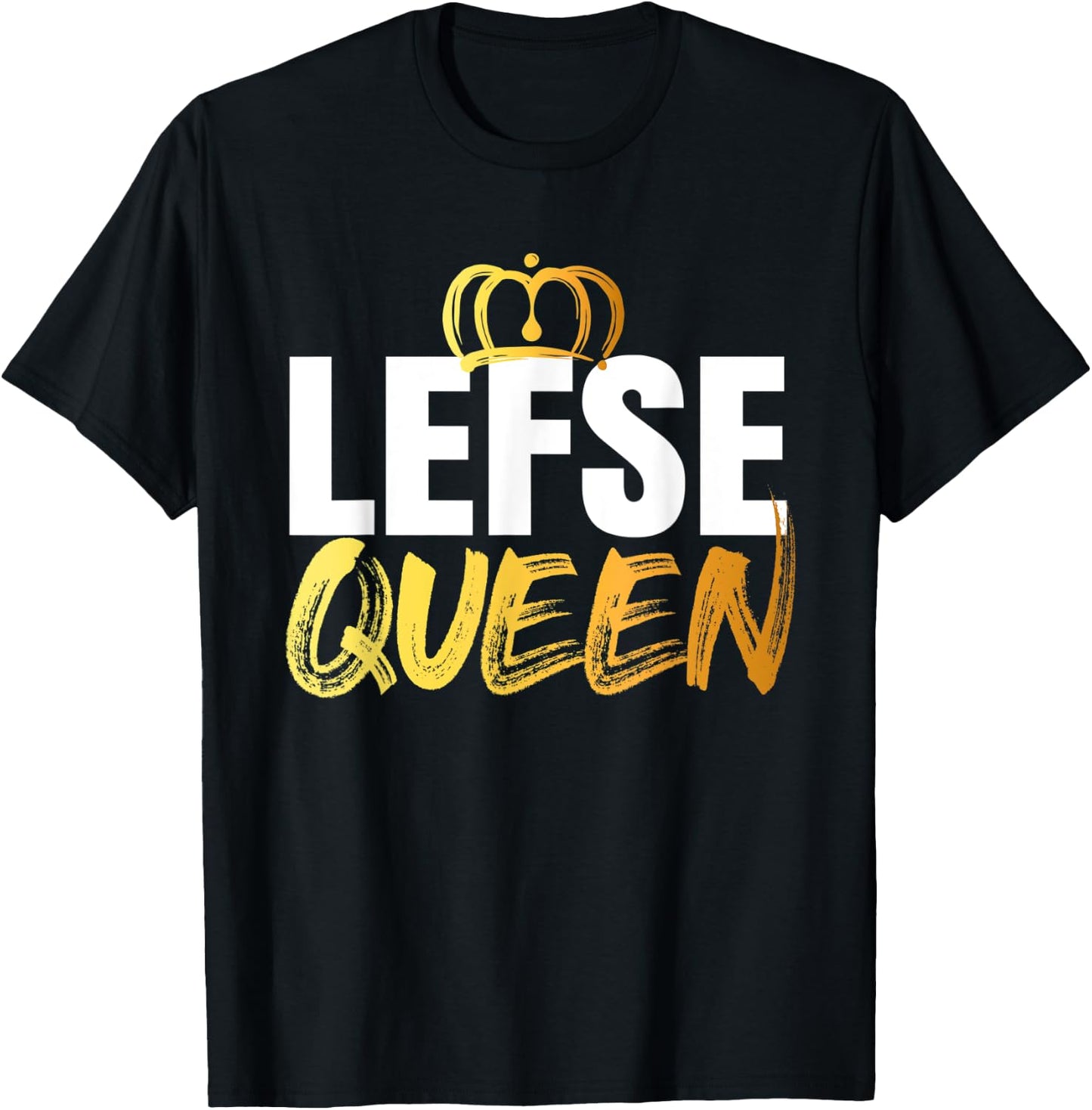 Lefse Queen T-Shirt - T-Shirt | Black