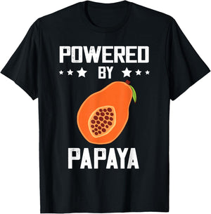 Summer Fruit Powered By Papaya Fruit Lover Papaya Lover T-Shirt - T-Shirt | Black