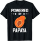 Summer Fruit Powered By Papaya Fruit Lover Papaya Lover T-Shirt - T-Shirt | Black