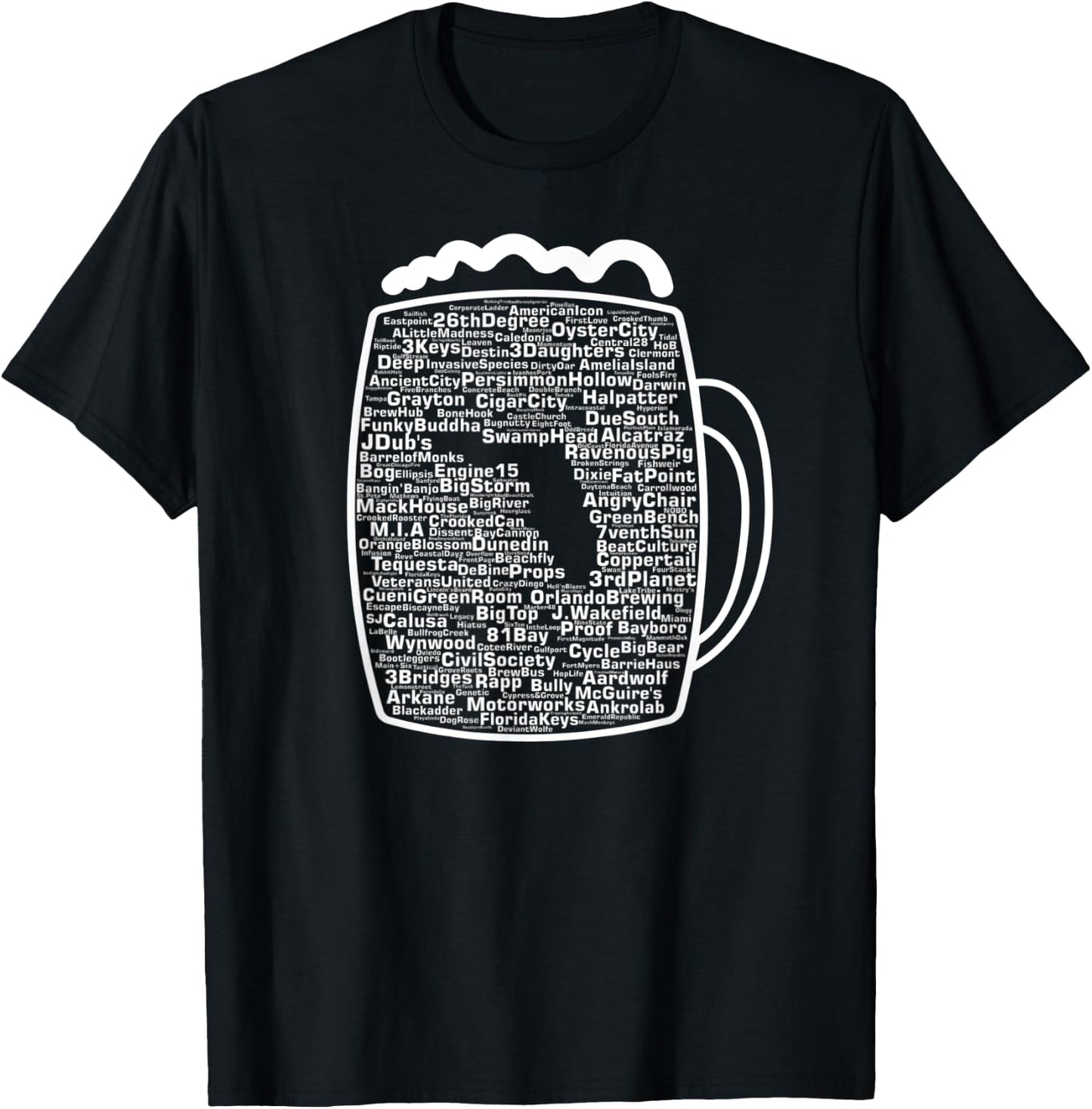 Drink Local Florida Breweries T-Shirt - T-Shirt | Black
