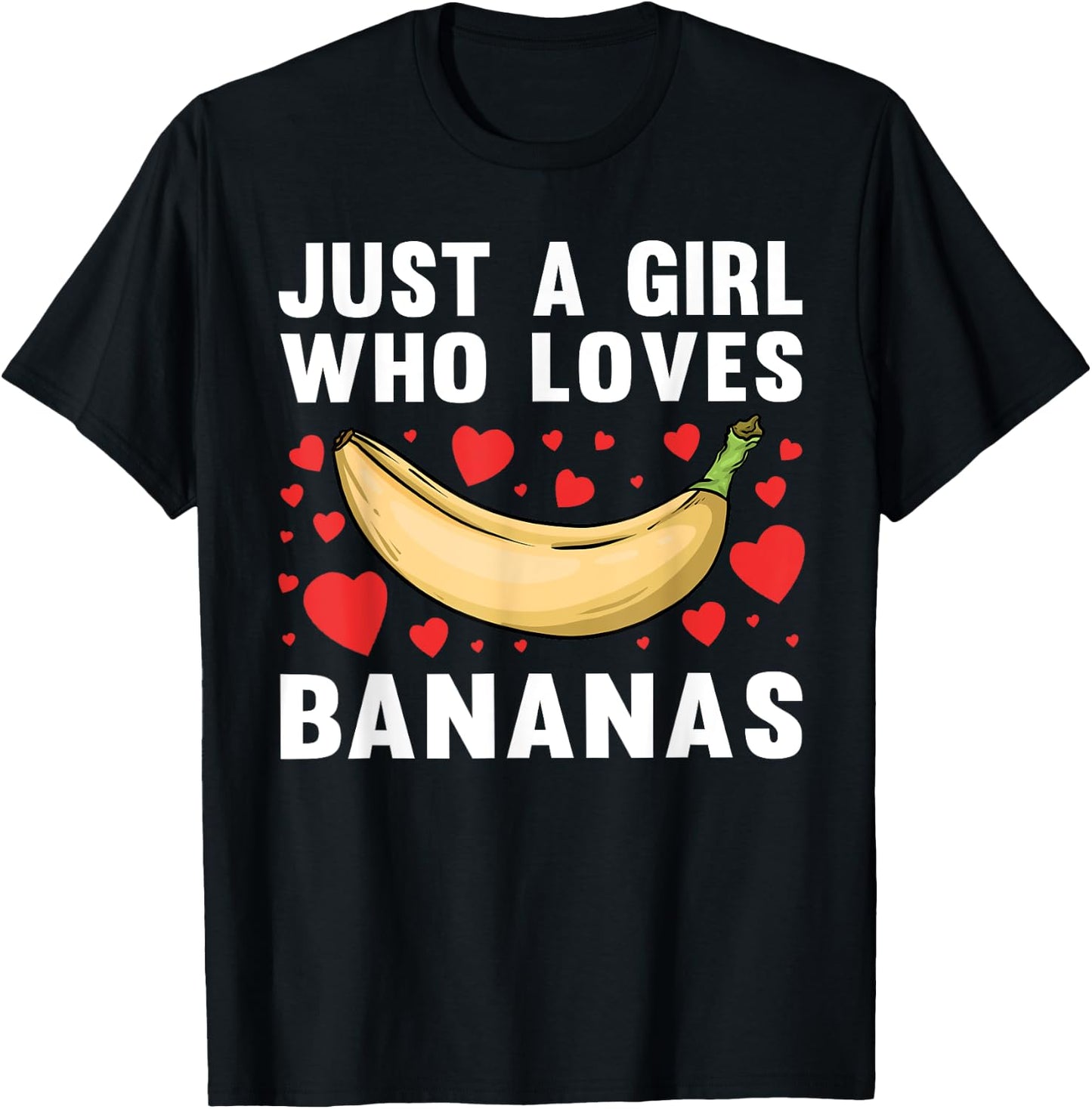 Cool Banana Girls Bananas Fruit Lover Farmer Food T-Shirt - T-Shirt | Black