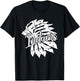 Port Neches-Groves High School Heart Indians Football T-Shirt - T-Shirt | Black