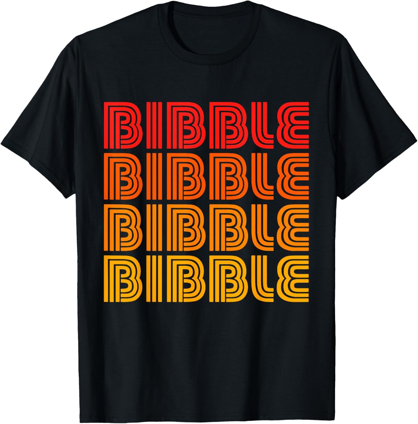 Bibble Funny Weird Odd Repeating Old Timey Word Dad Joke Tip T-Shirt - T-Shirt | Black