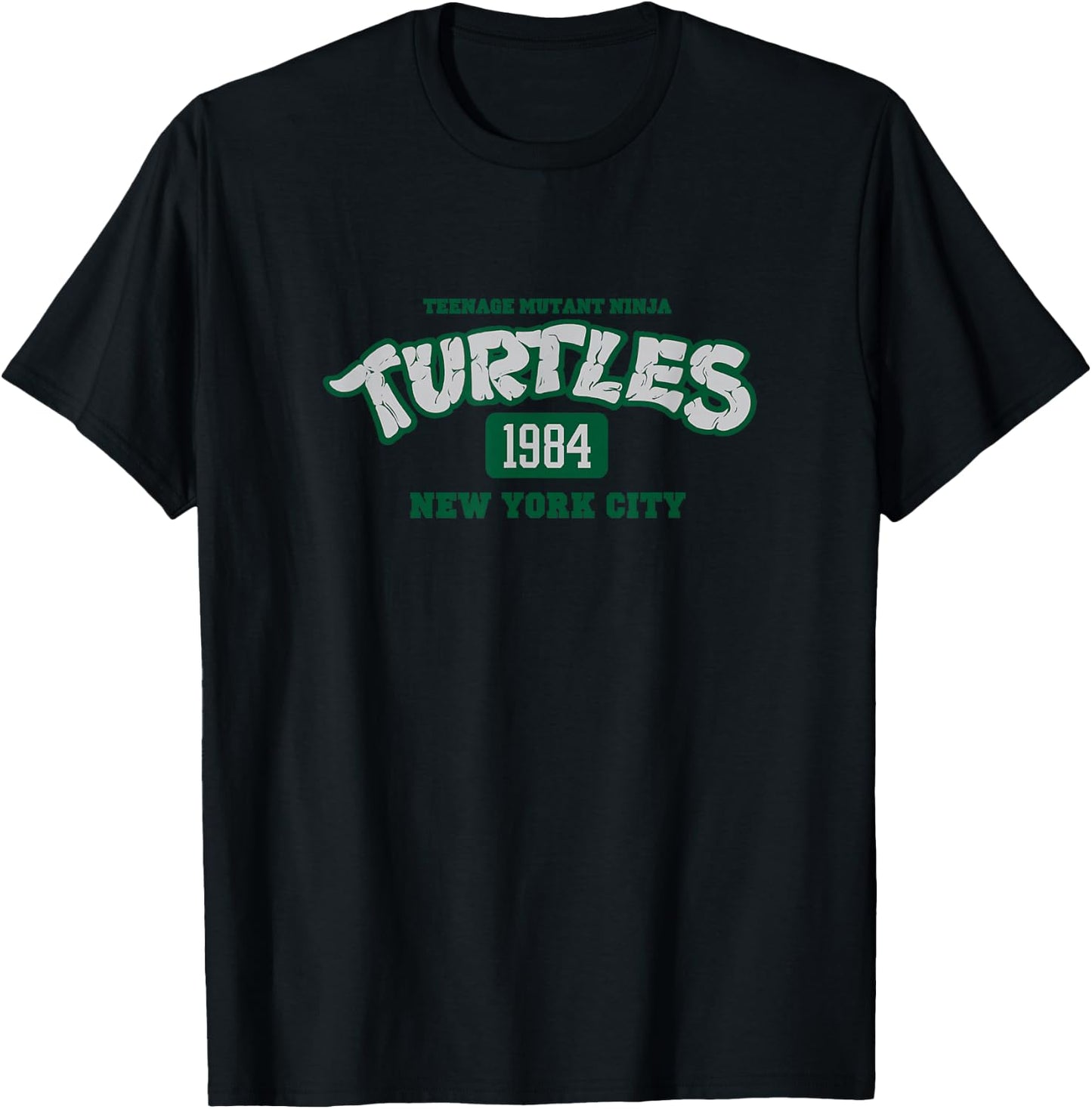 Teenage Mutant Ninja Turtles Vintage 1984 NYC Collegiate T-Shirt - T-Shirt | Black