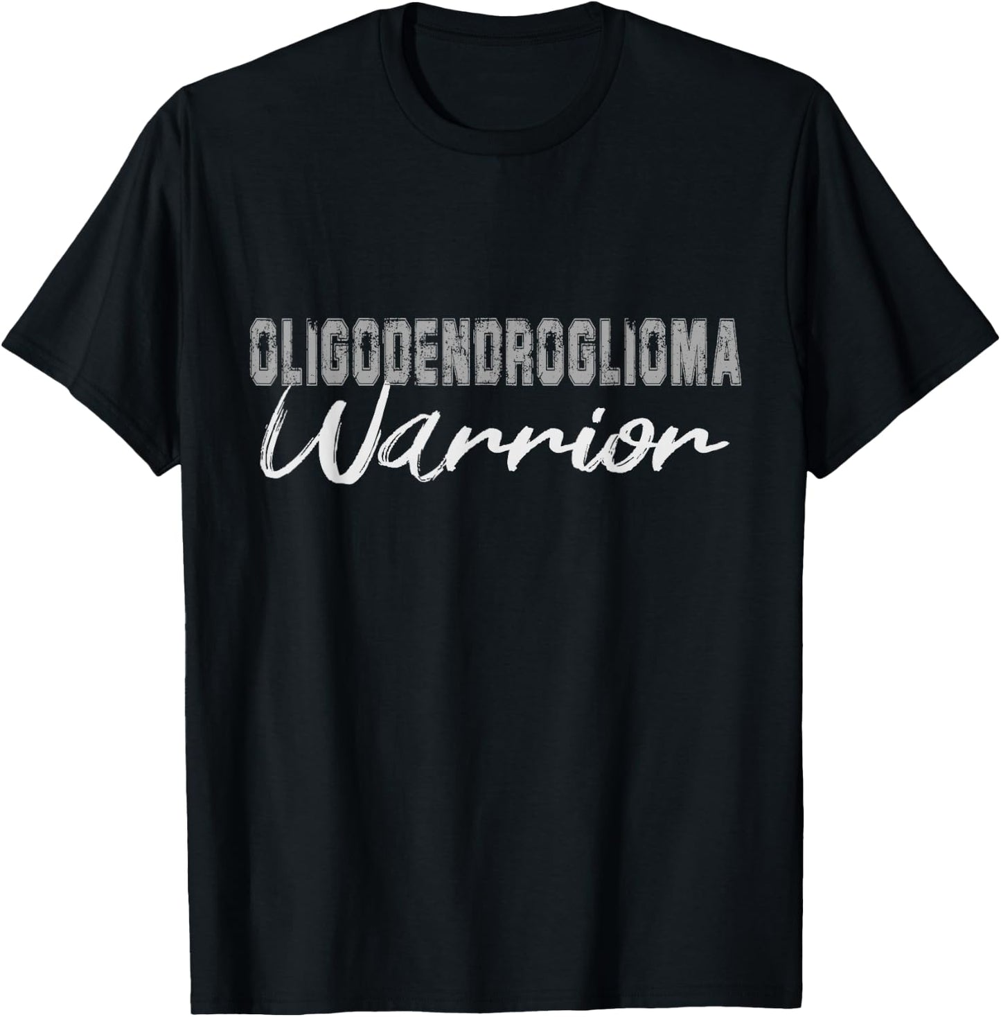 Oligodendroglioma Warrior T-Shirt - T-Shirt | Black