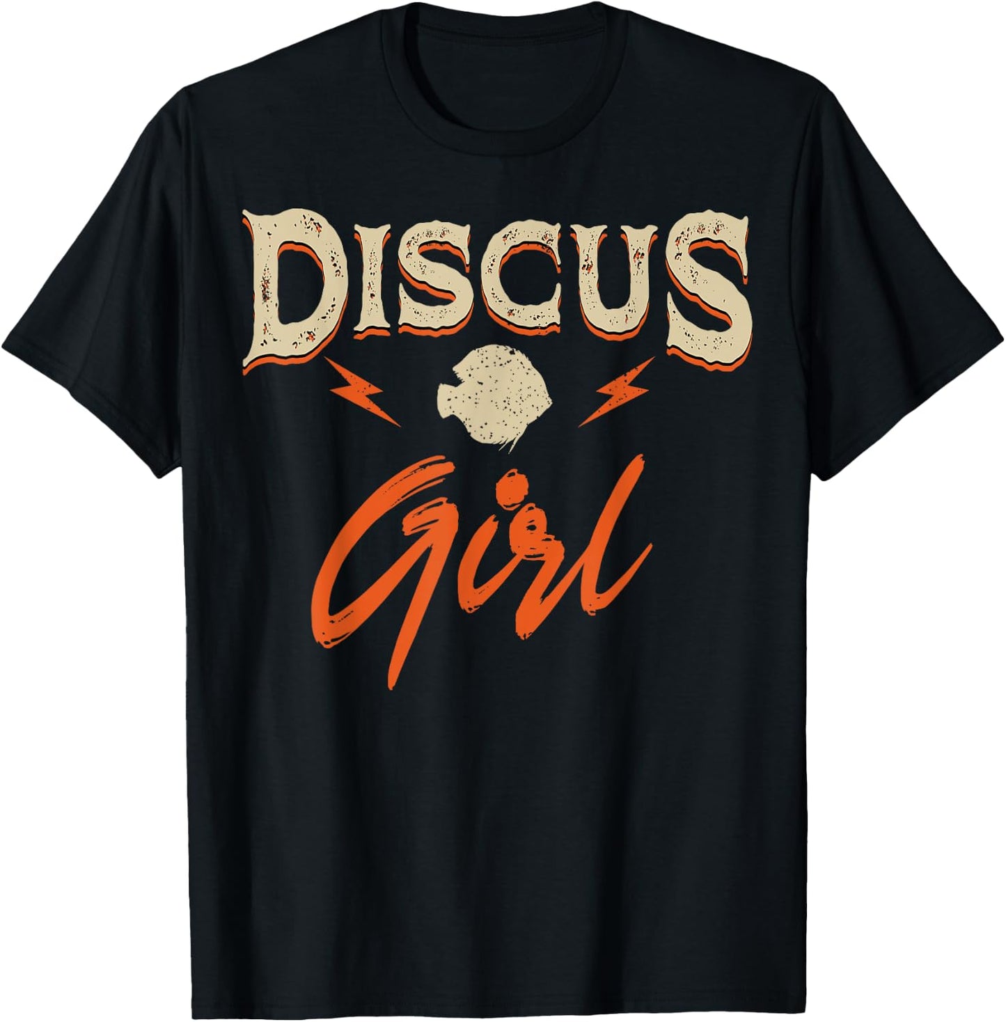 Discus Fish Girl Fishkeeper Breeder Aquarist Ichthyologist T-Shirt - T-Shirt | Black