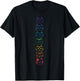 Cat Yoga Meditation Cat Chakra T-Shirt - T-Shirt | Black