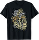 Heart Specialist Anatomy Doctor Medical Biology Organ Artery T-Shirt - T-Shirt | Black