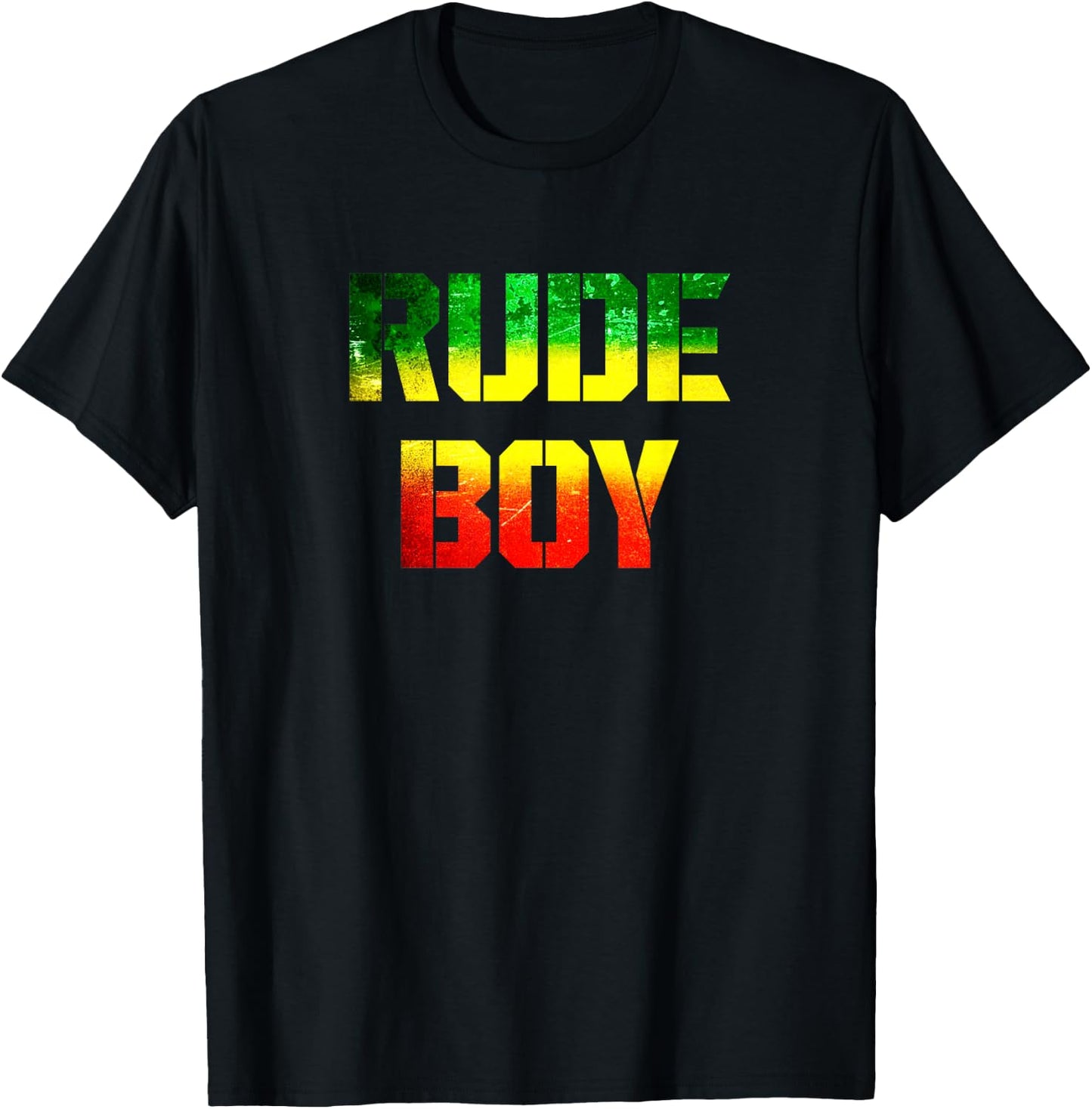 Rude Boy Rasta Roots Reggae Music Jamaican Roots T-Shirt - T-Shirt | Black