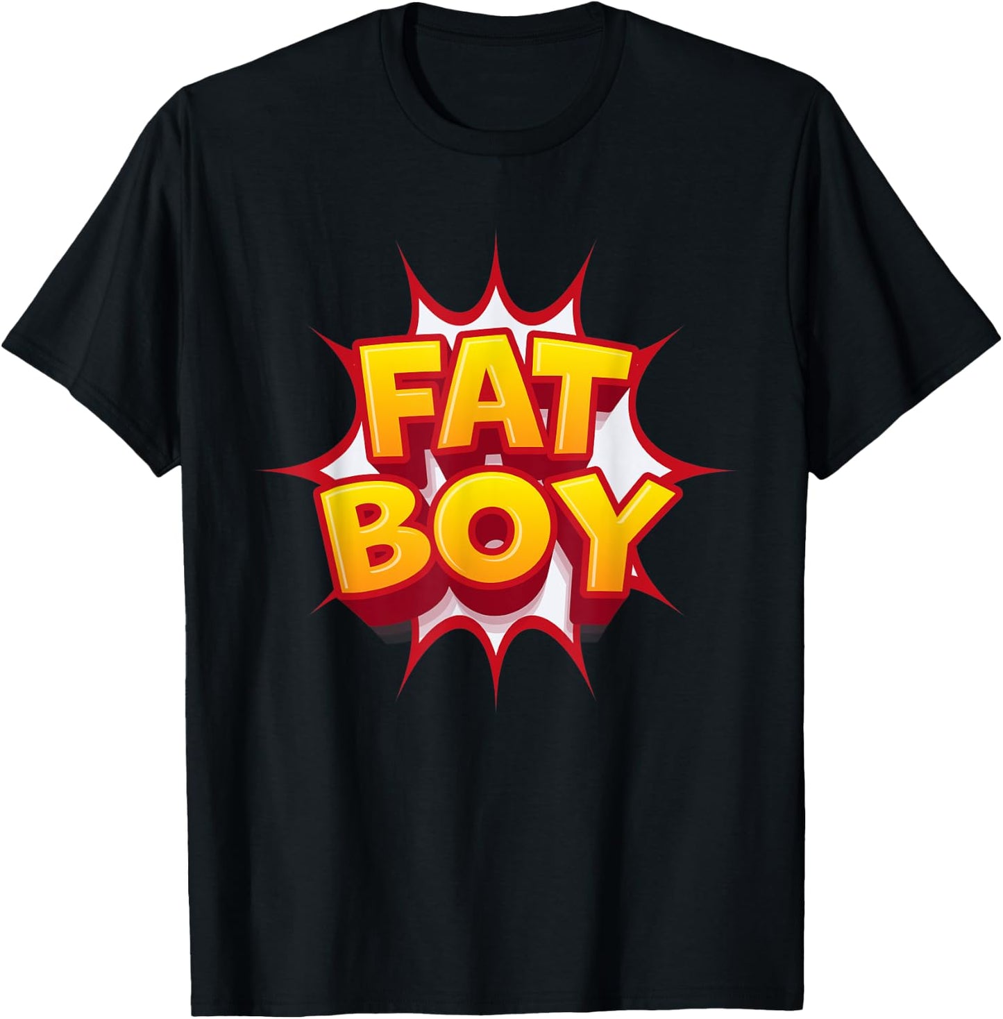 Fat Boy Fat Weight Fitness T-Shirt - T-Shirt | Black