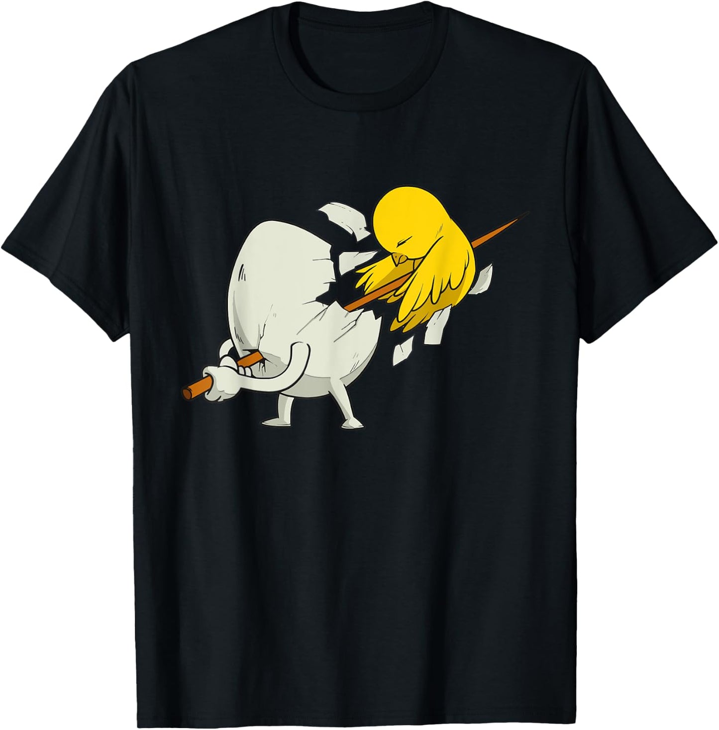Bird And Eggs Breakfast Eggs T-Shirt - T-Shirt | Black
