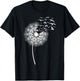 Dandelions Dove of Peace Bird lover Dandelion Birds T-Shirt - T-Shirt | Black