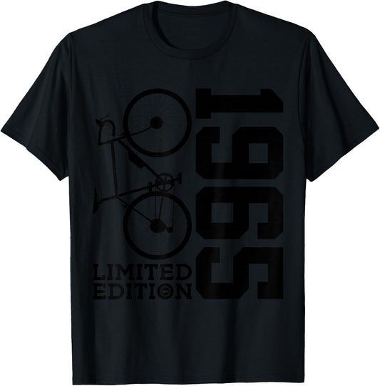 Cyclist 1965 Bike 61st Birthday Racing Bike T-Shirt - T-Shirt | Black
