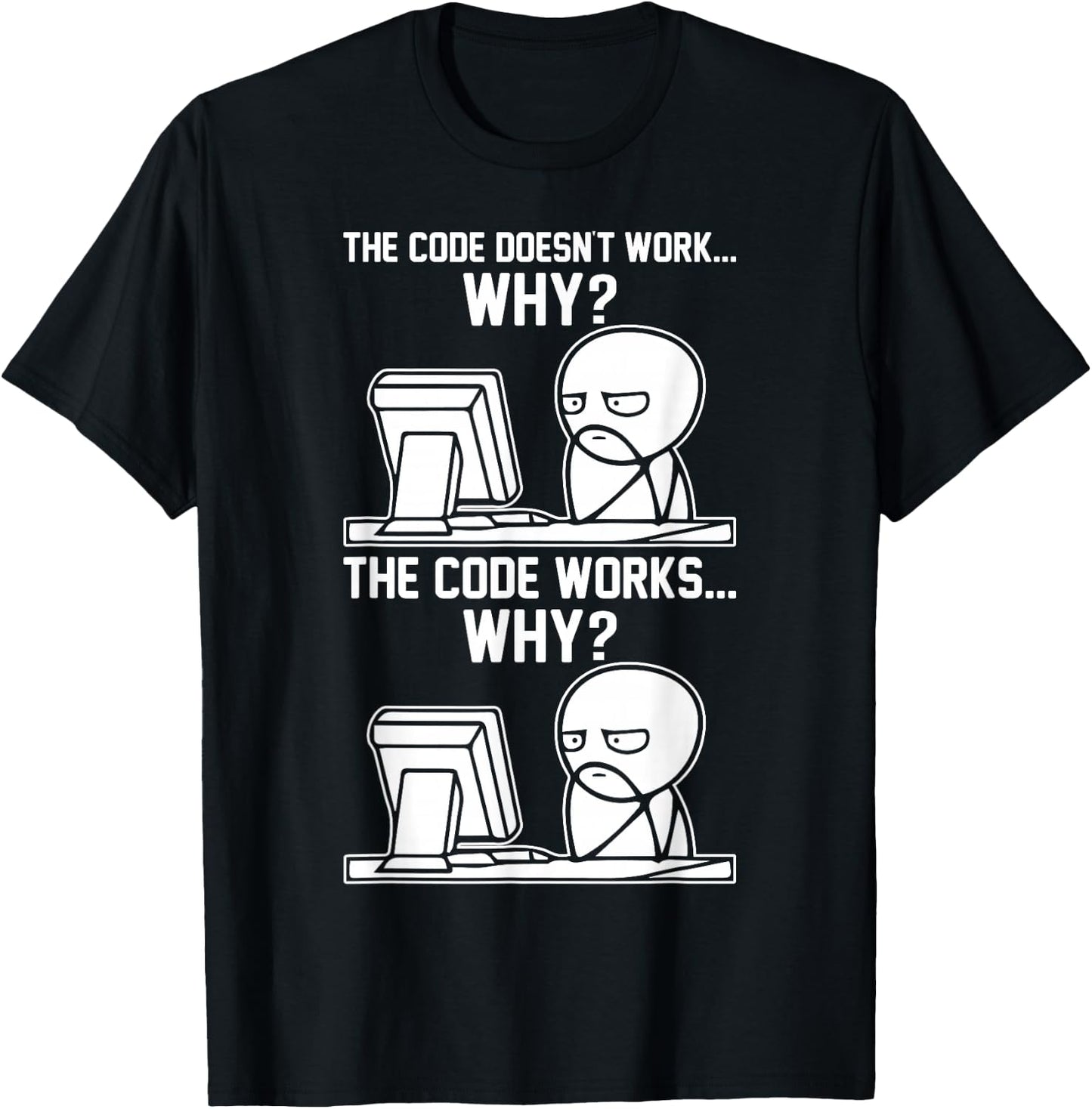 Programmer Gifts & Accessories Software Developer Meme T-Shirt - T-Shirt | Black
