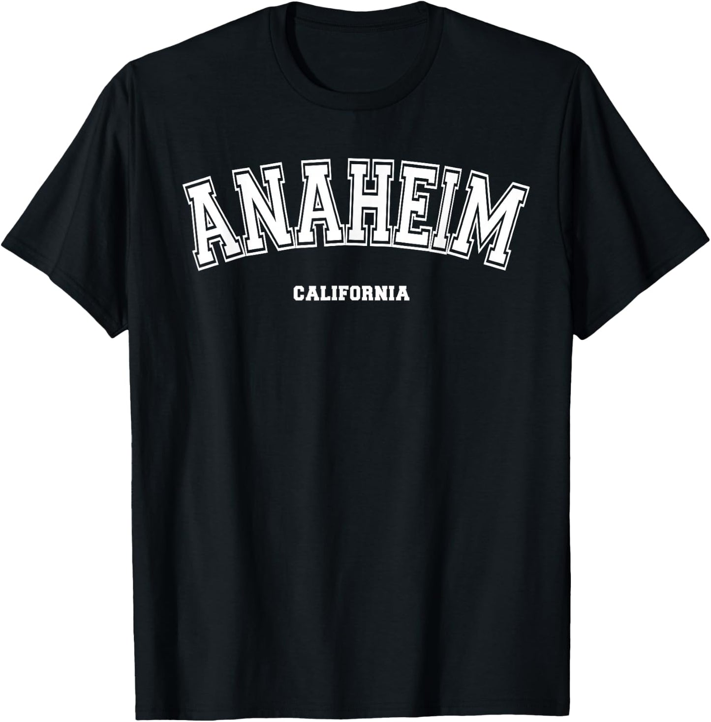 Anaheim California T-Shirt - T-Shirt | Black