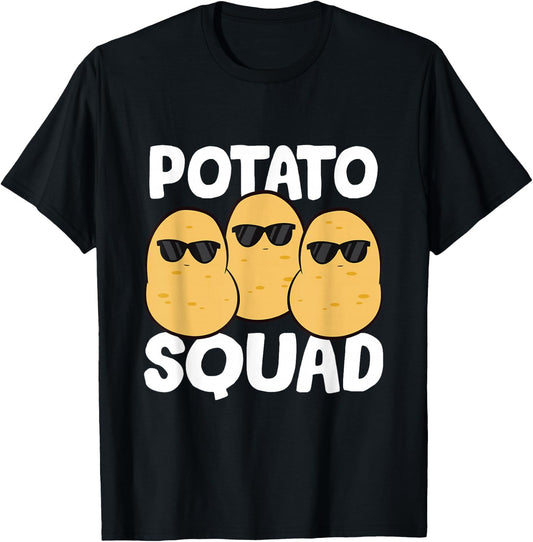 Potato Squad T-Shirt - T-Shirt | Black