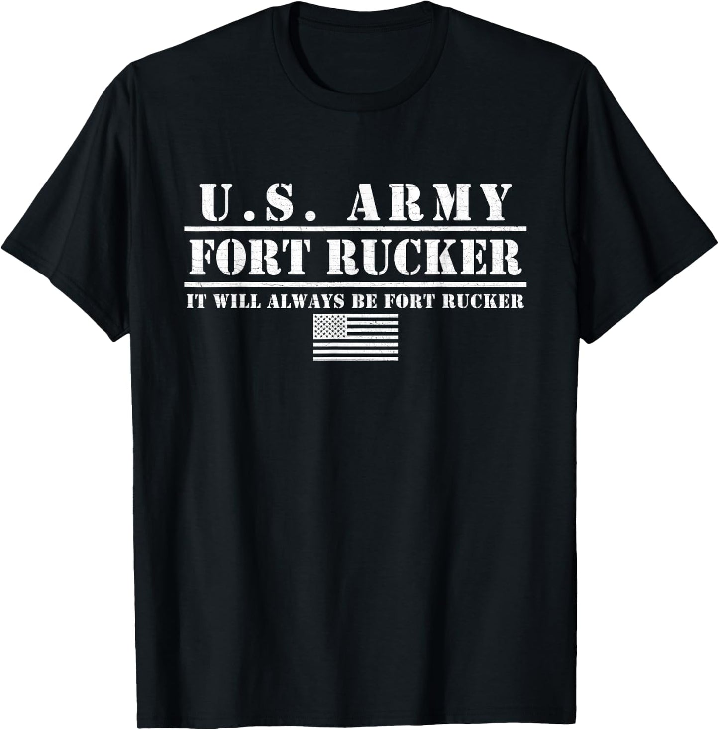 Fort Rucker Alabama Aviation Al It Will Always Be Ft Rucker T-Shirt - T-Shirt | Black