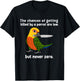 Chances Of Getting Killed Parrot I Jenday Conure T-Shirt - T-Shirt | Black