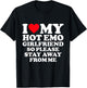 I Love My Hot Emo Girlfriend So Please Stay Away From Me T-Shirt - T-Shirt | Black
