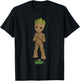 Marvel I Am Groot Super Cute Seedling Superhero Poster T-Shirt - T-Shirt | Black