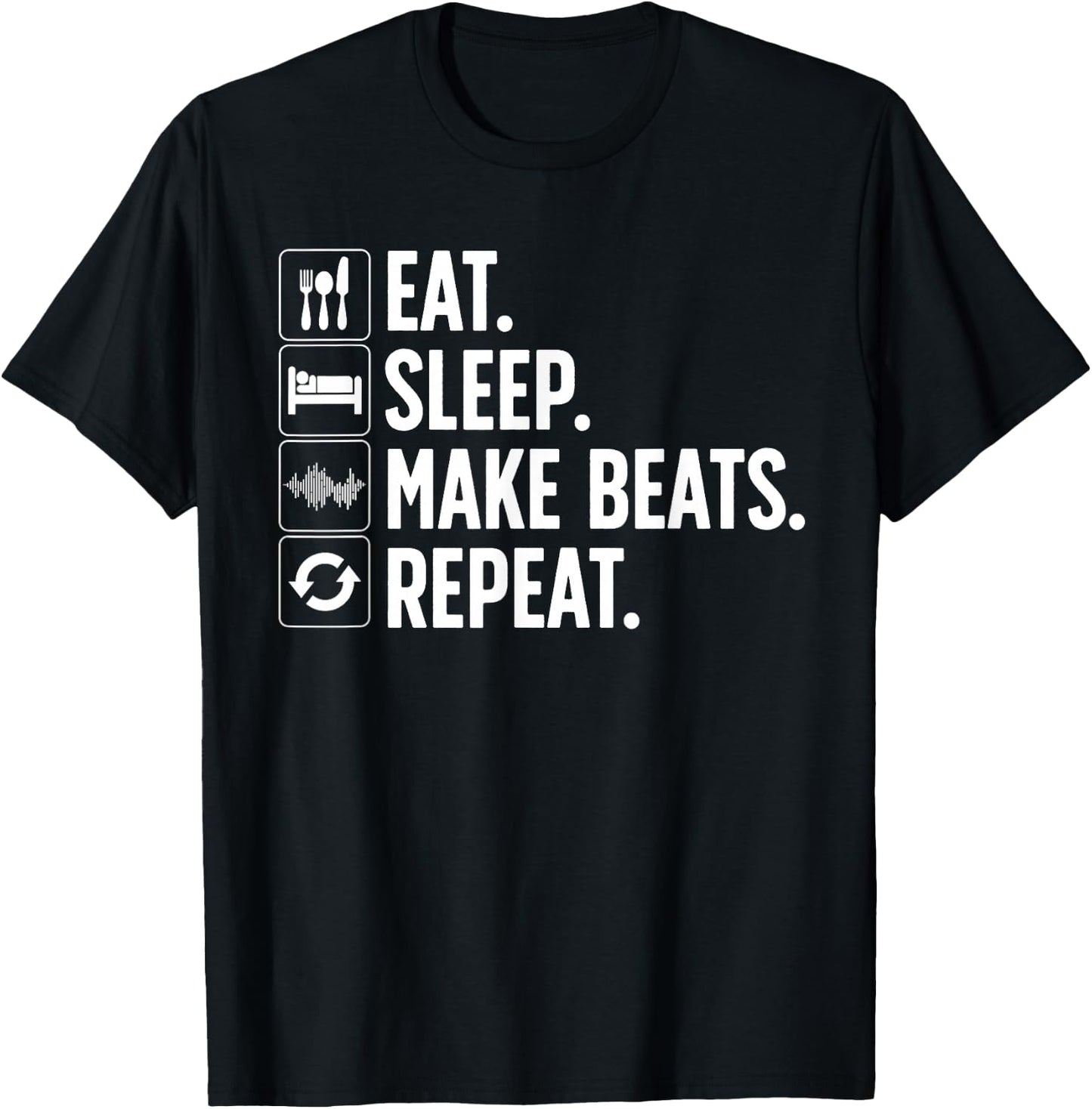Cool Music Producer Women DJ Beatmaker EDM Musician T-Shirt - T-Shirt | Black