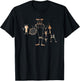 Shaman, Spiral Petroglyph. T-Shirt - T-Shirt | Black