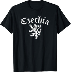 Cesko Czechia Lion Symbol Czech Republic Pride T-Shirt - T-Shirt | Black