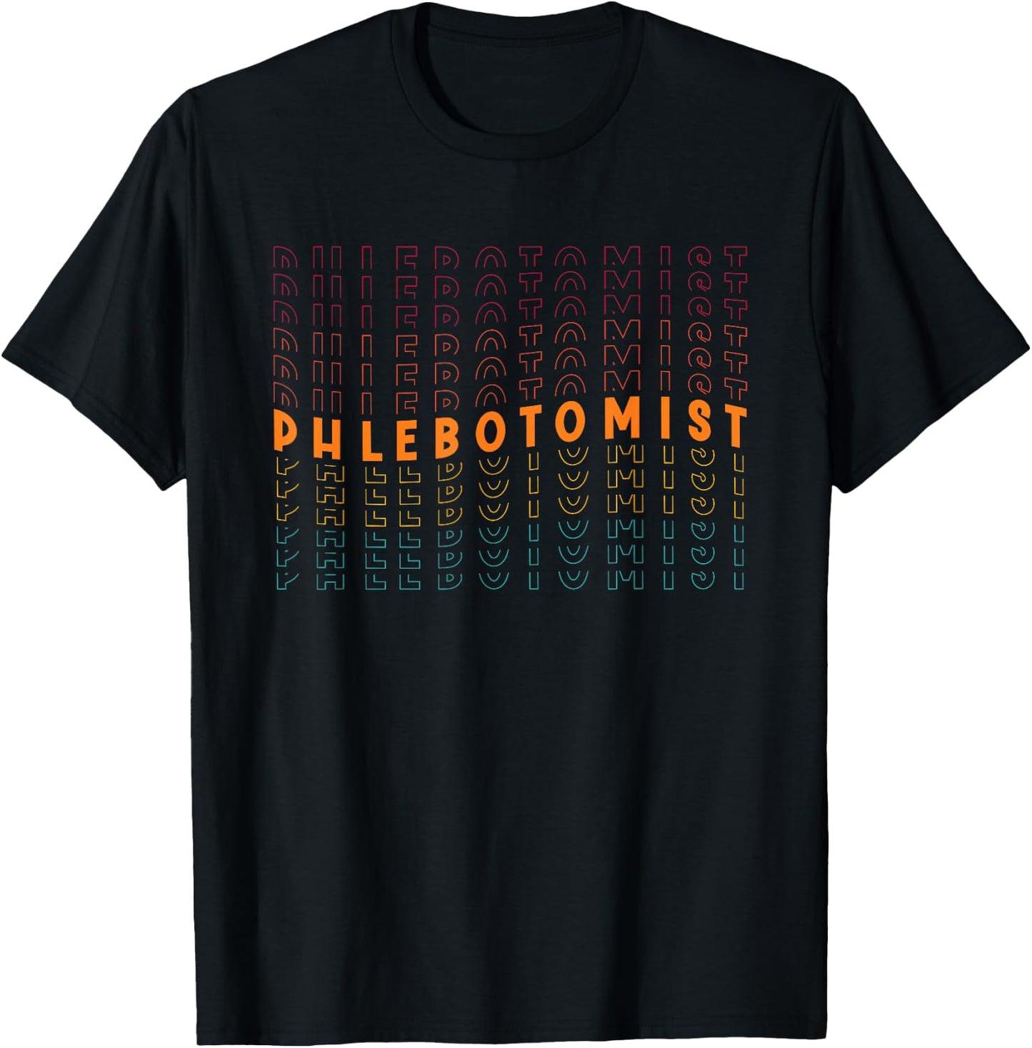 Phlebotomist | Vein Blood Syringe | Phlebotomy Technician T-Shirt - T-Shirt | Black