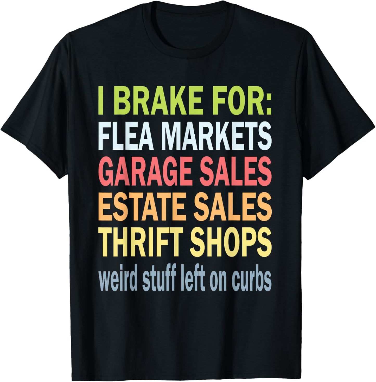 Antique Lover Yard Sale for Garage Sales Thrifting Store T-Shirt - T-Shirt | Black