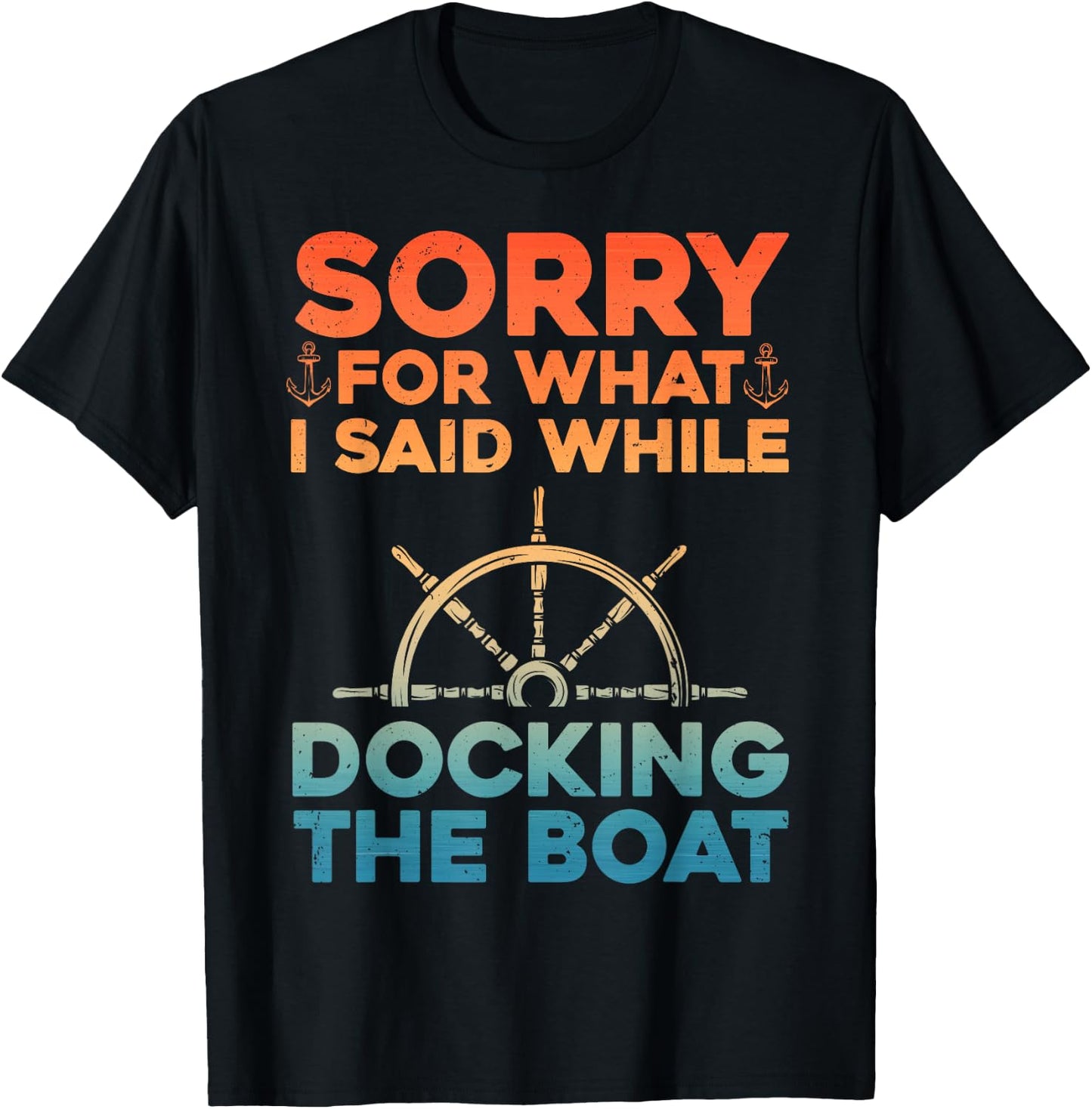 Funny Boating Women Docking The Boat Captain Boater T-Shirt - T-Shirt | Black