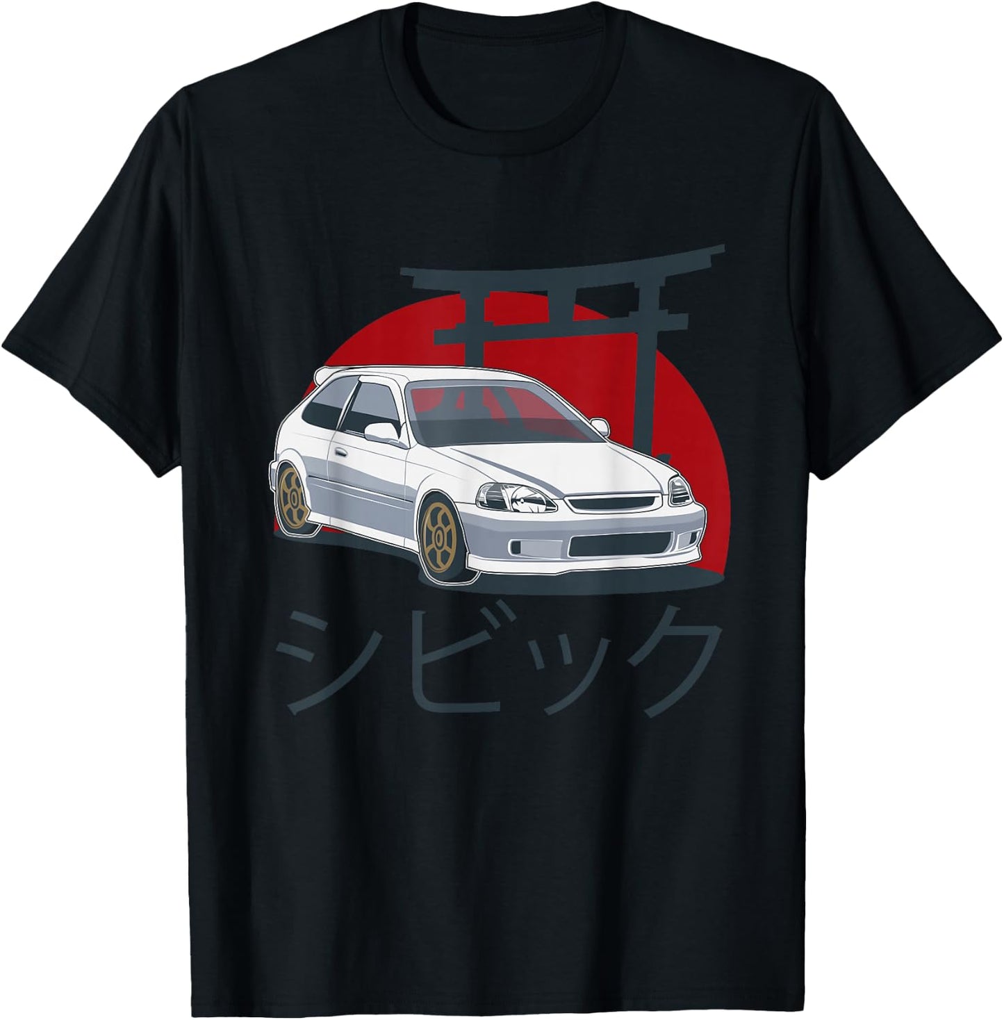 JDM Japan Motorsport tuning car 90s T-Shirt - T-Shirt | Black
