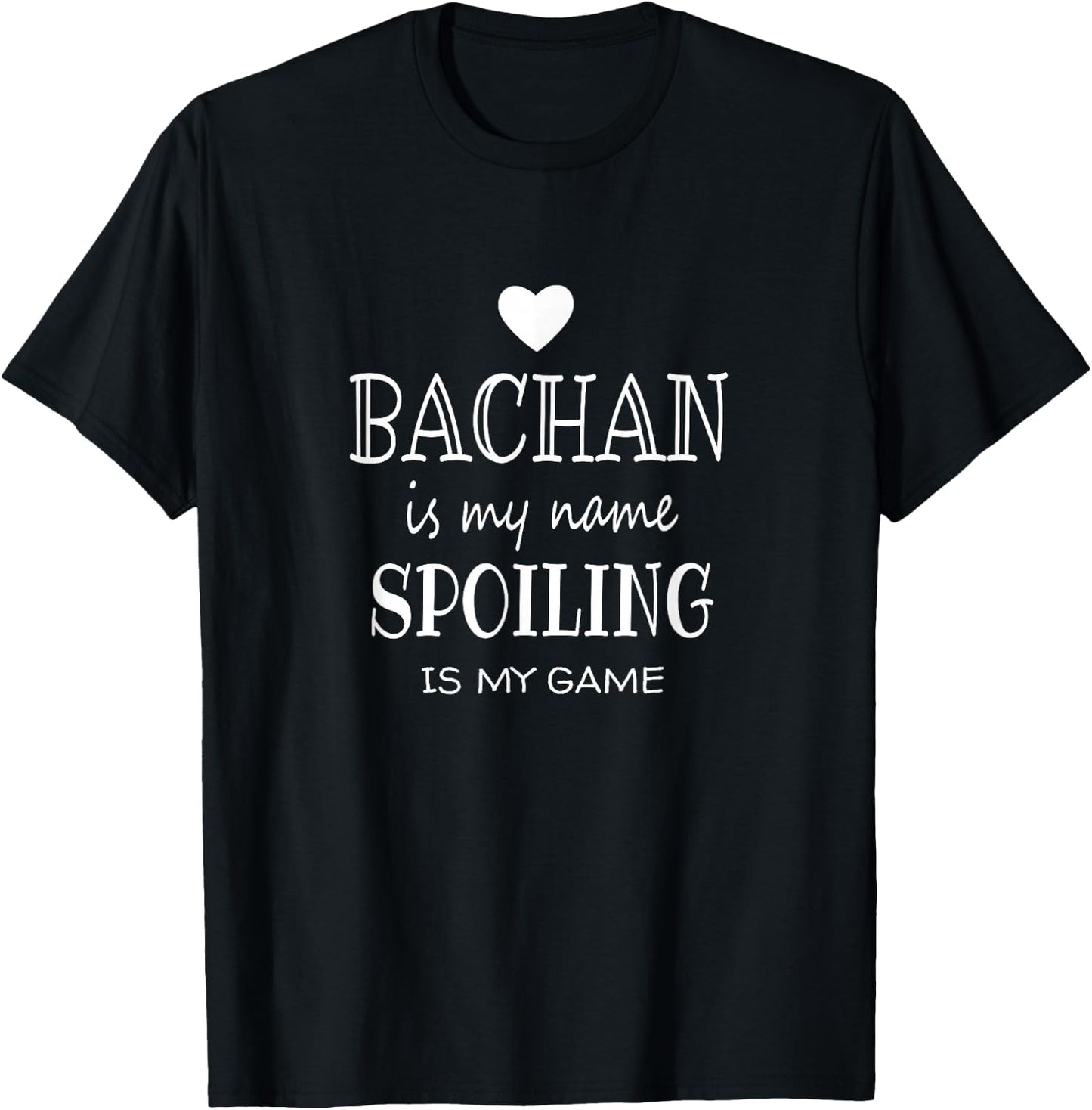 Bachan Is My Name Japan Japanese Grandma Grandmother T-Shirt - T-Shirt | Black