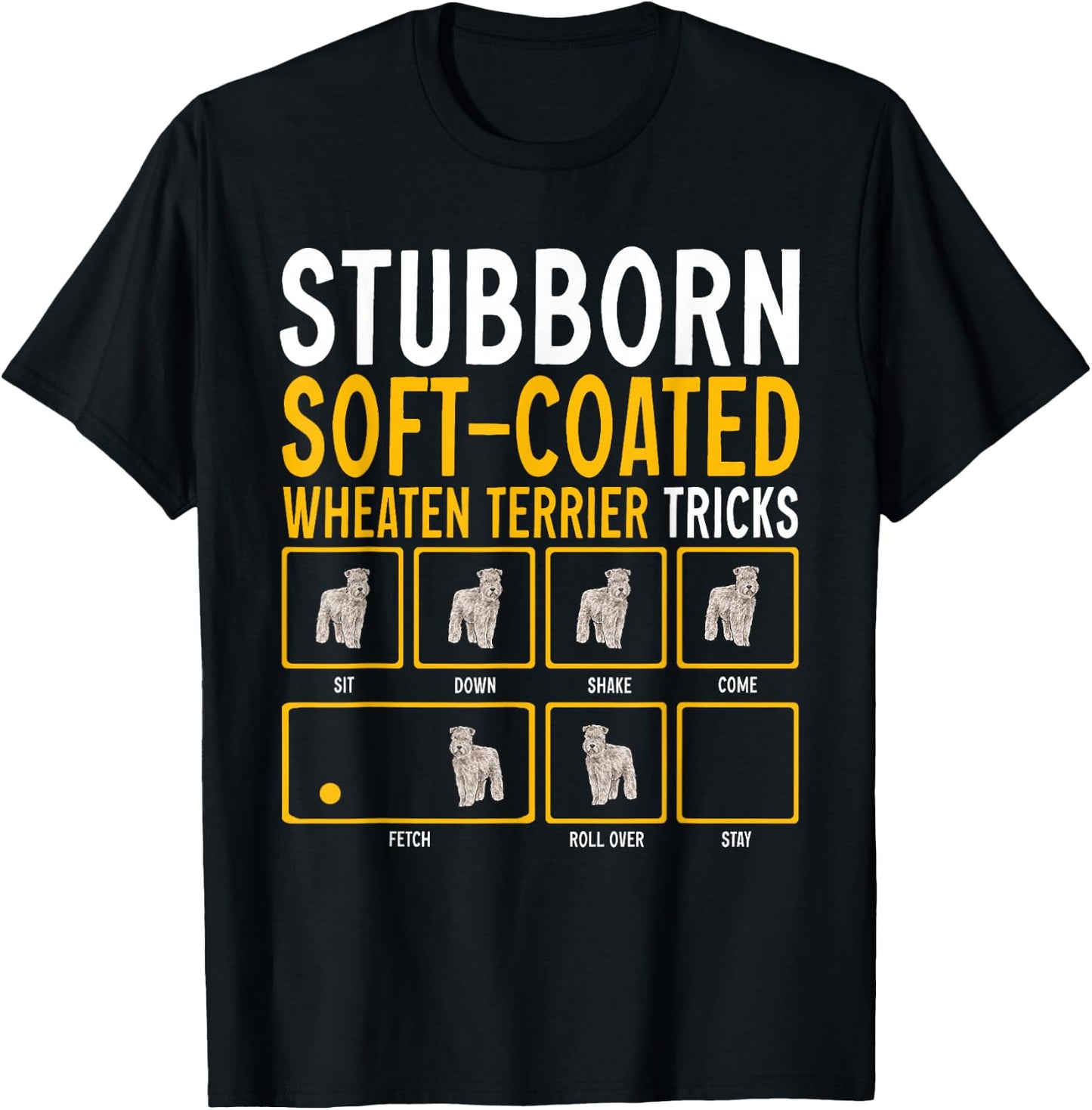 Irish Soft Coated Wheaten Terrier T-Shirt - T-Shirt | Black