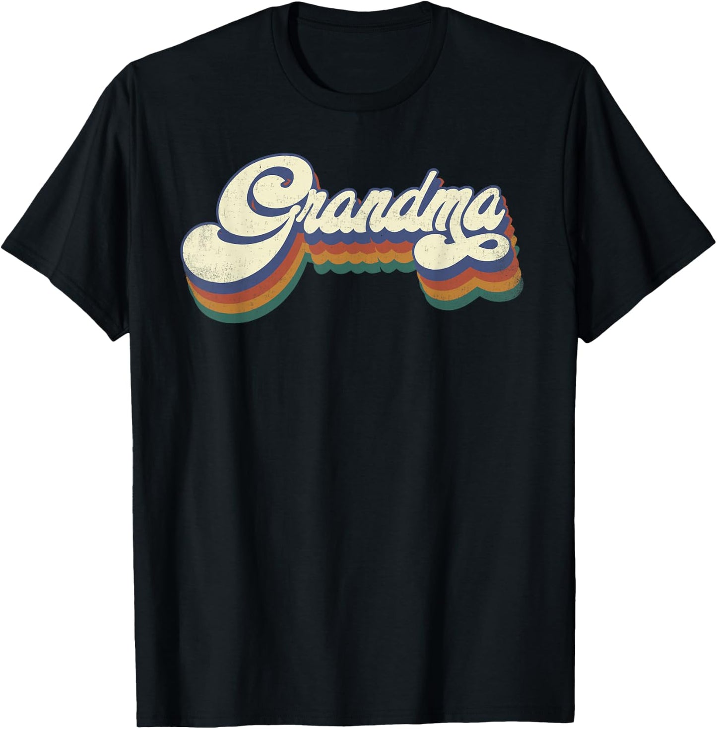 Grandma Gifts Retro Vintage Mother's Day Grandma T-Shirt - T-Shirt | Black