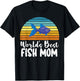 Worlds best Fish Mom T-Shirt - T-Shirt | Black