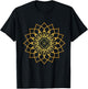 Prana Art Yoga Mandala Sacred Energy Geometry Meditation T-Shirt - T-Shirt | Black